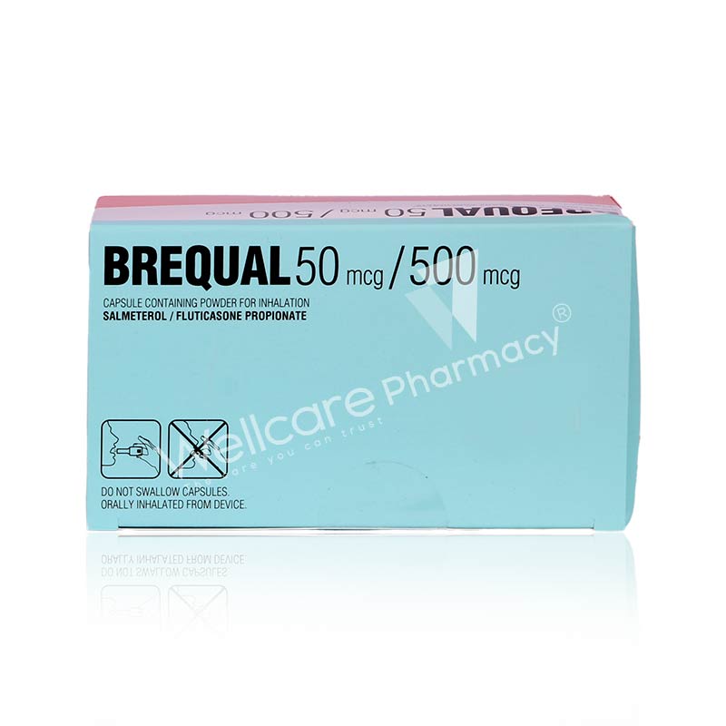Brequal 50Mcg/500Mcg Inhalation Capsules 60'S