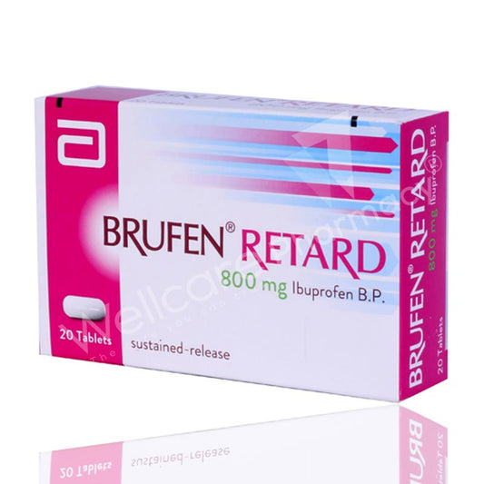 Brufen Retard 800mg Tablets 20'S