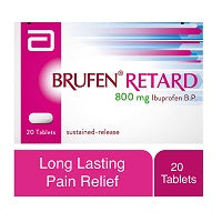 Brufen Retard 800mg Tablets 20'S