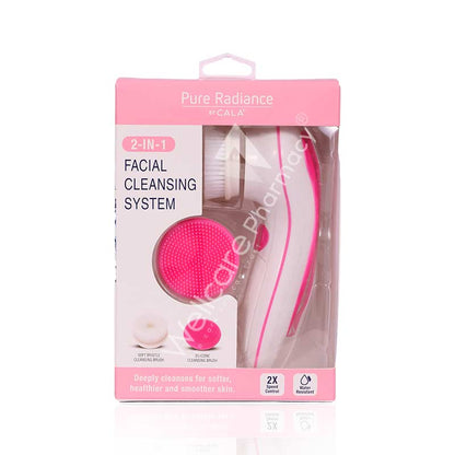 Cala 2 In 1 Facial Cleansing System Pink-67503