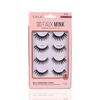 Cala 3d Faux Mink Lashes-Sin City-4 Pairs Per Pkt-35158
