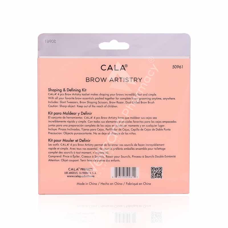 Cala Brow Artistry Shaping & Defining Kit Rose Gold 4pc - 50961 - Wellcare Pharmacy