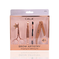 Cala Brow Artistry Shaping & Defining Kit Rose Gold 4pc - 50961