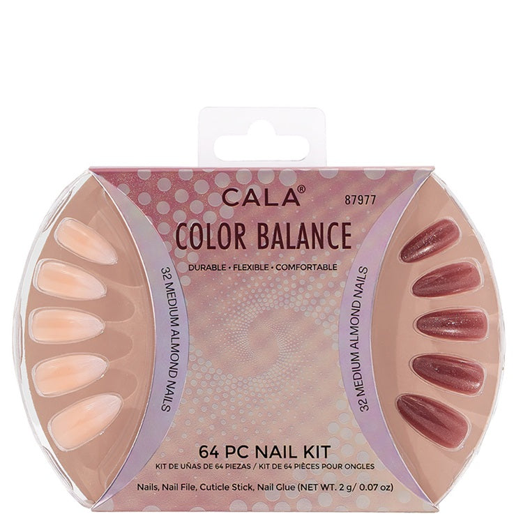 Cala Color Balance Nail Kit Ombre & Mauve 64 Pcs-87977 Cala Color Balance Nail Kit Ombre & Mauve 64 Pcs-87977