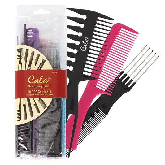 Cala Comb Set 10Pcs  66220