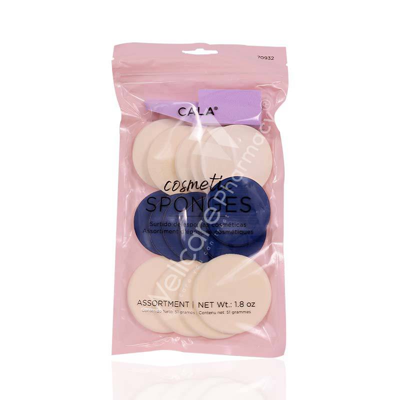 Cala Cosmetic Sponge Assortment -70932 Cala Cosmetic Sponge Assortment -70932