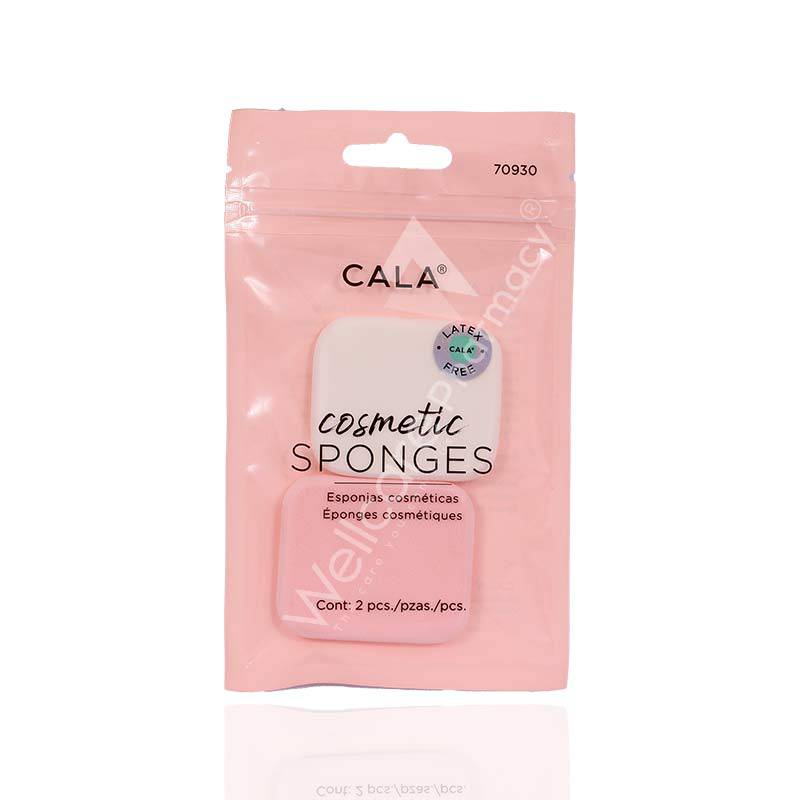 Cala Cosmetic Sponges Square 2Pc - 70930 Cala Cosmetic Sponges Square 2Pc - 70930