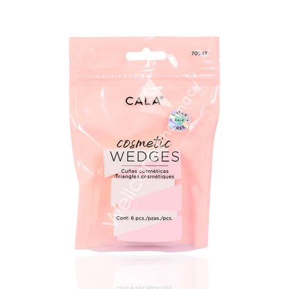 Cala Cosmetic Wedge Travel Pack 6Pc - 70947