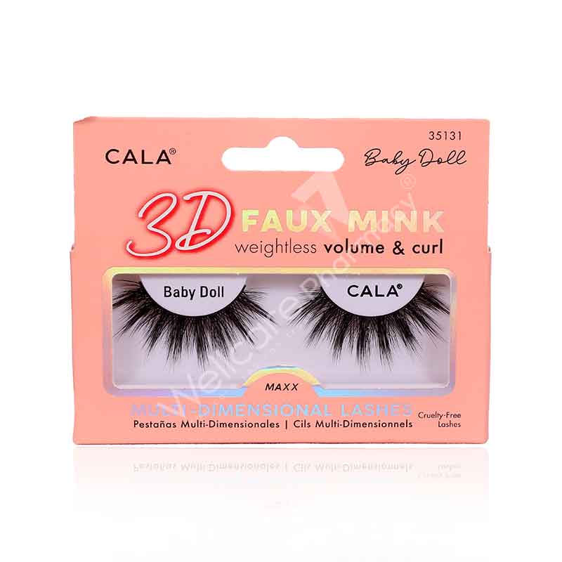 Cala 3D Faux Mink Lashes Baby Doll -35131