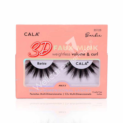 Cala 3D Faux Mink Lashes Barbie-35125