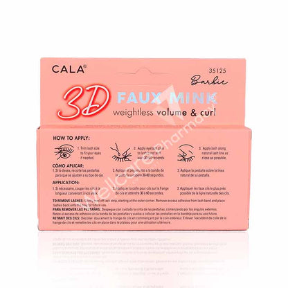 Cala 3D Faux Mink Lashes Barbie-35125