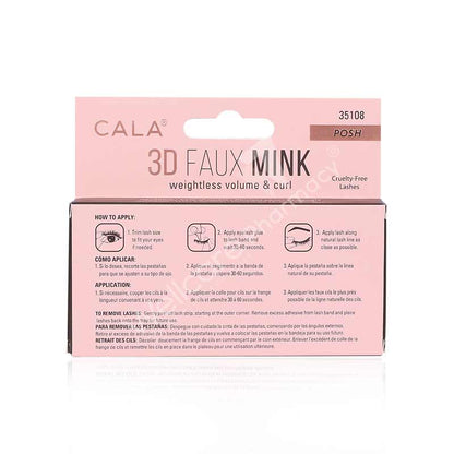 Cala 3D Faux Mink Lashes Posh-35108
