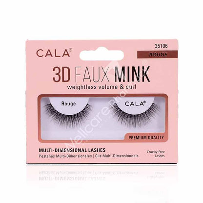 Cala 3D Faux Mink Lashes Rouge-35106