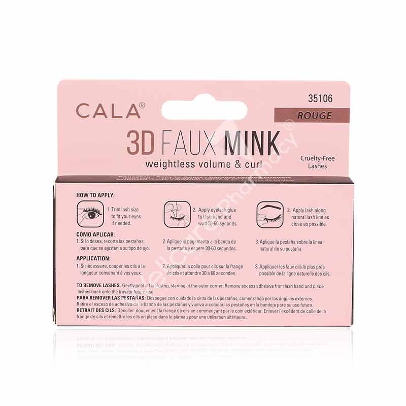 Cala 3D Faux Mink Lashes Rouge-35106