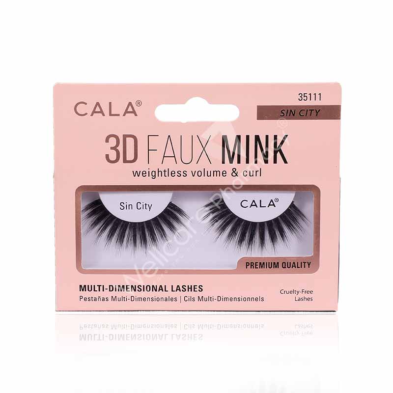 Cala 3D Faux Mink Lashes-Sin City-35111