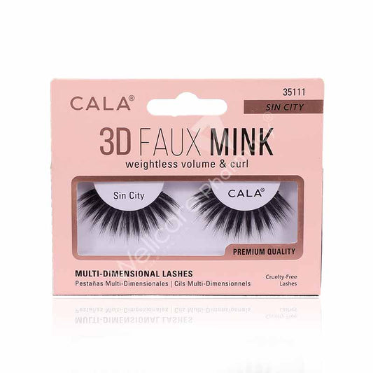 Cala 3D Faux Mink Lashes-Sin City-35111