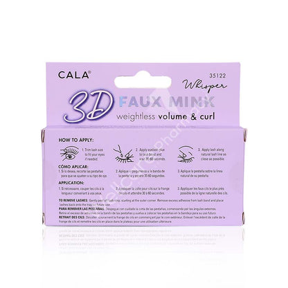 Cala 3D Faux Mink Lashes Whisper-35122
