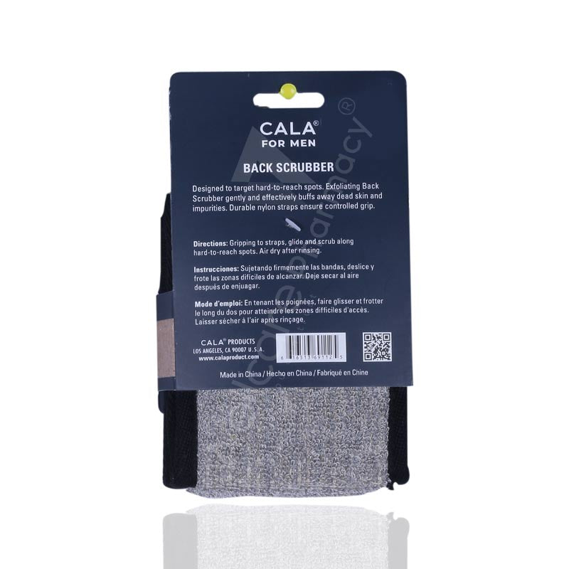 Cala Back Scrubber For Men Taupe Black