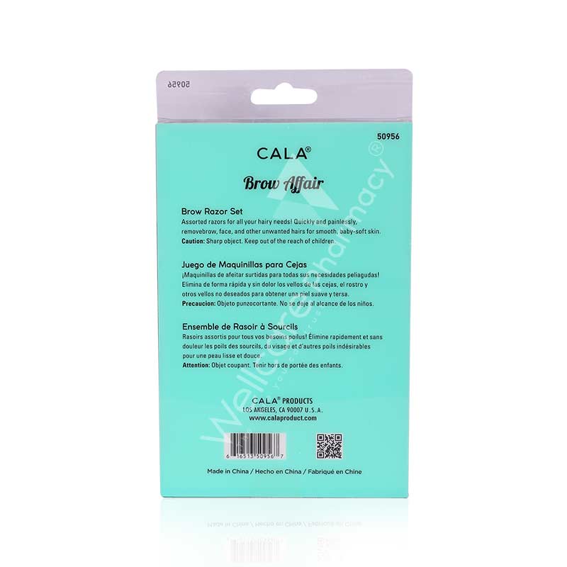 Cala Brow Affair Razors Assortment 6Pc-50956