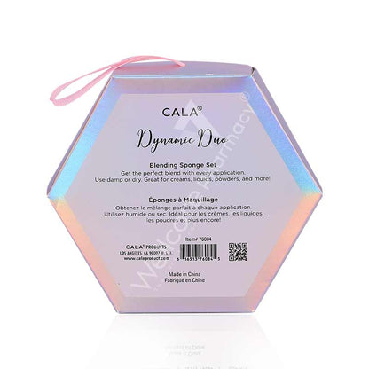 Cala Dynamic Duo Blending Sponge Baby Pink And Mauve -76084