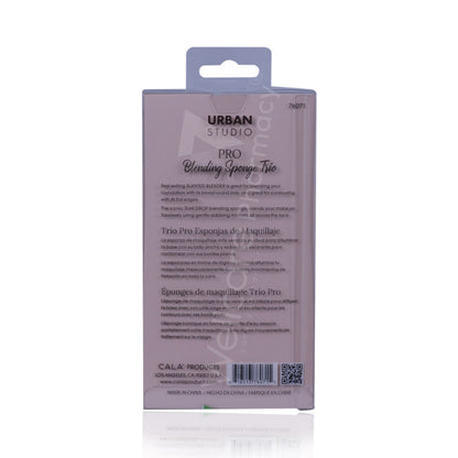 Cala Pro Blending Sponge Trio Pink/Orange/Purple