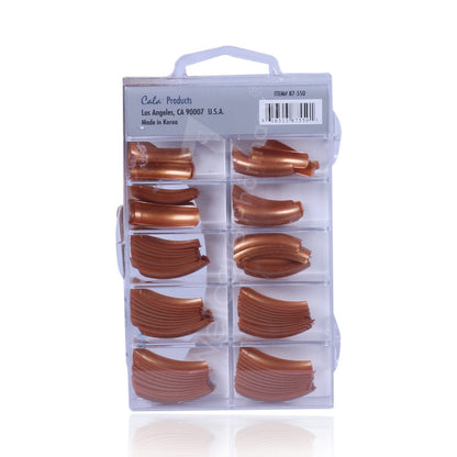 Cala Professional Color Nail Tips Bronze Glow 100'S0