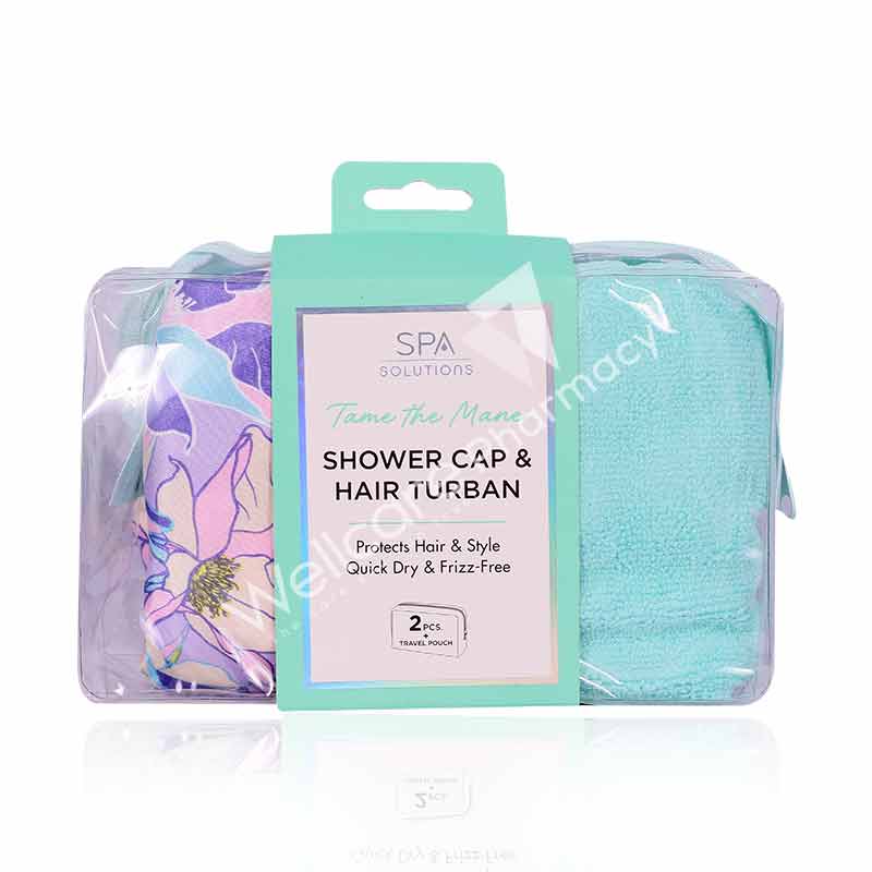 Cala-Shower Cap &Turban Set Floral Dreams-69256