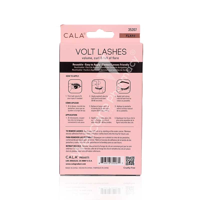 Cala Volt Lashes Flare 5Pairs Per Pack -35207
