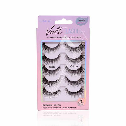 Cala Volt Lashes Wispy 5Pairs Per Pack -35205