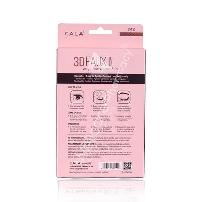 Cala3d Faux Mink Lashes Bossy 4Pairs Per Pk-35152