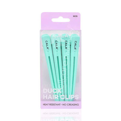 Cala Duck Hair Clip Teal 4Pc -66226