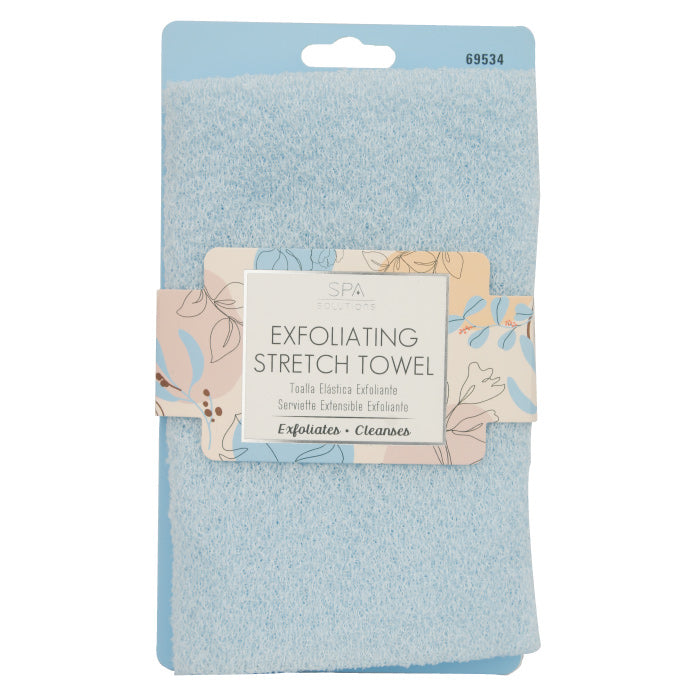 Cala Exfoliating Stretch Towel-Blue-69534