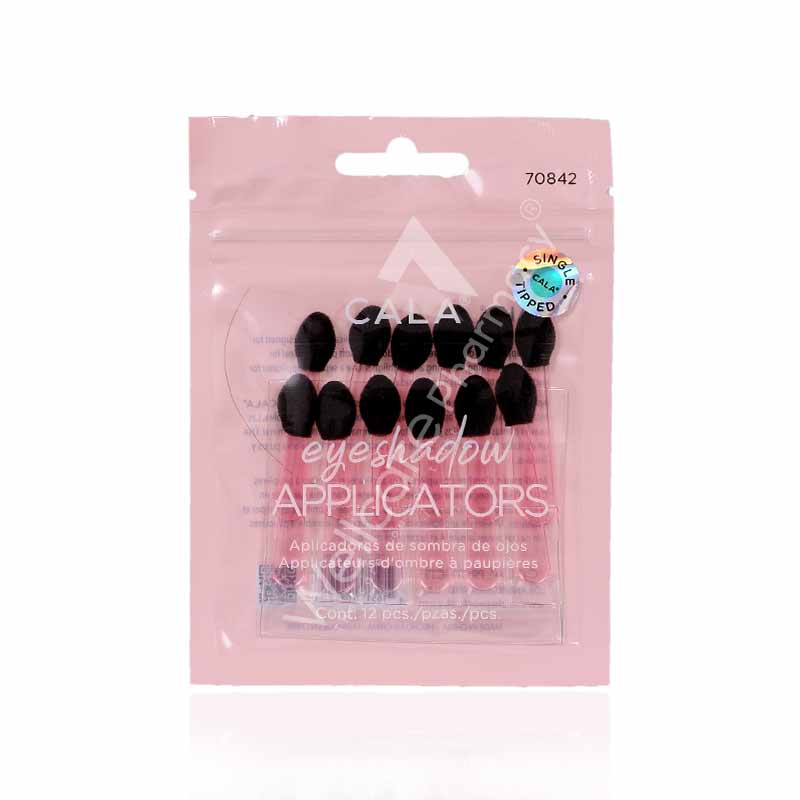 Cala Eye Shadow Applicators One Tip 12Pc -70842 Cala Eye Shadow Applicators One Tip 12Pc -70842
