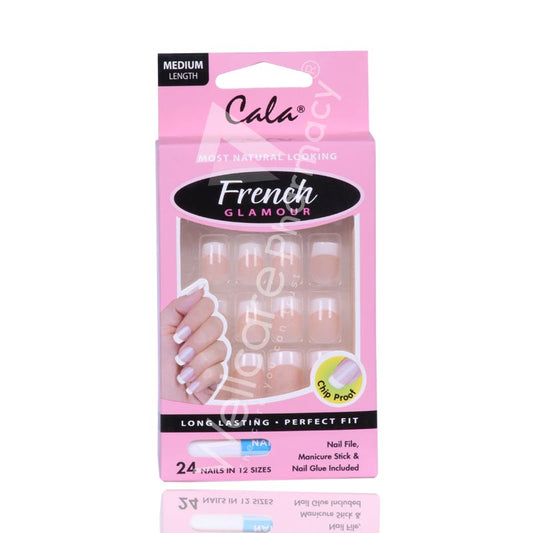 Cala French 87830 Glamour Nail Kit(M) 24'S