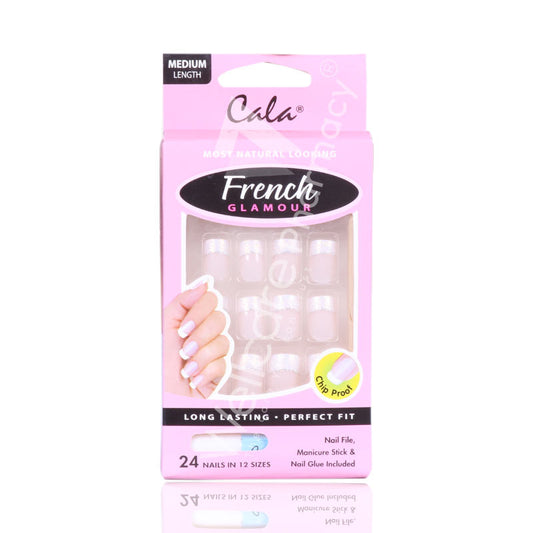 Cala French 87833 Glamour Nail Kit(M) 24'S