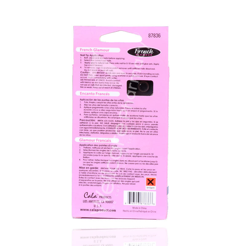 Cala French 87836 Glamour Nail Kit(M) 24'S