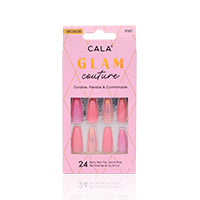 Cala Glam Couture Med.Pink/Glitter/Ink. Nail Kit- 87867