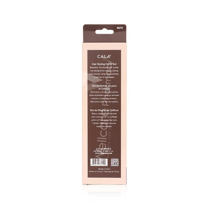 Cala Hair Styling Comb Set 4'S- 66219