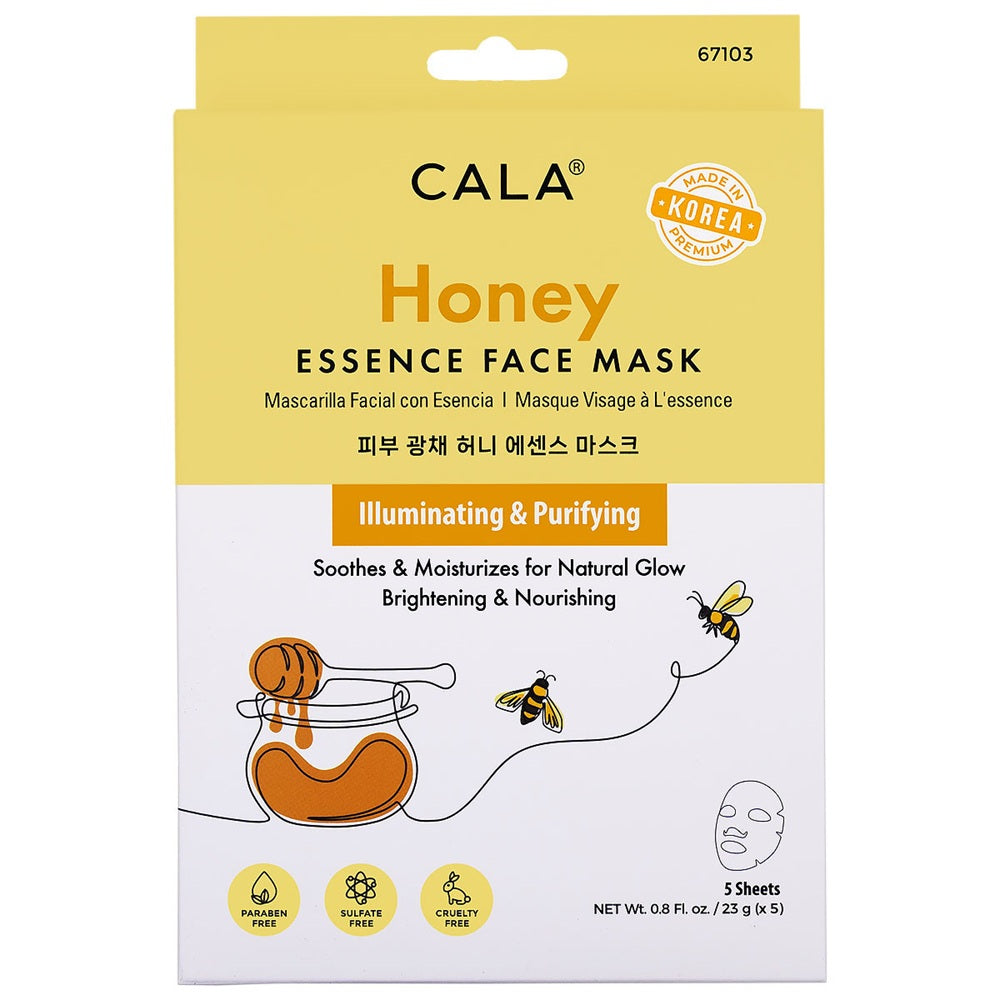 Cala Honey Essence Face Masks 5'S-67103 Cala Honey Essence Face Masks 5'S-67103