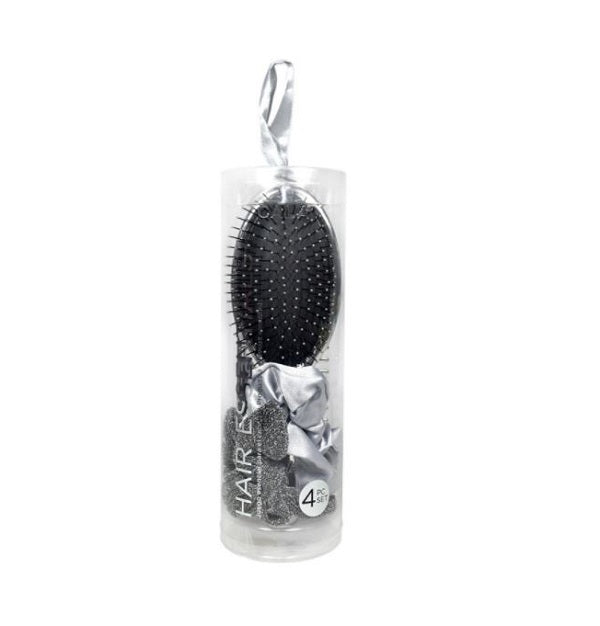 Cala Metallic Rose Silver Hair Essentials 4pcs/Set 66902
