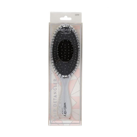 Cala Metallic Silver Hair Detangler 66759