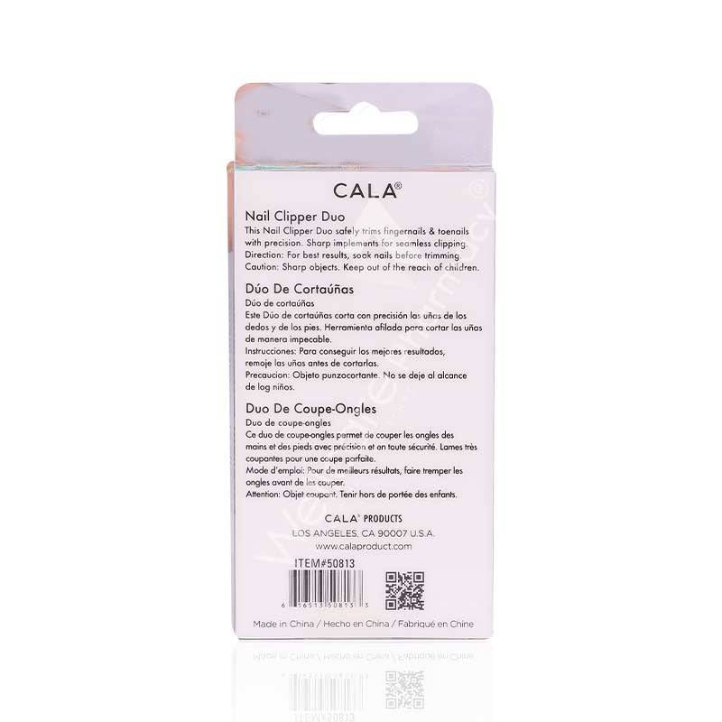 Cala Nail Clipper Duo Orchid -50813 Cala Nail Clipper Duo Orchid -50813