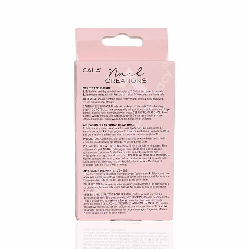 Cala Nail Creations Express Oval Baby Pink Nail Kit 24Pc -87841