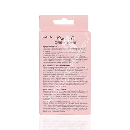 Cala Nail Creations Express -Stiletto  Matte Pink Nail 24pc Kit-87845