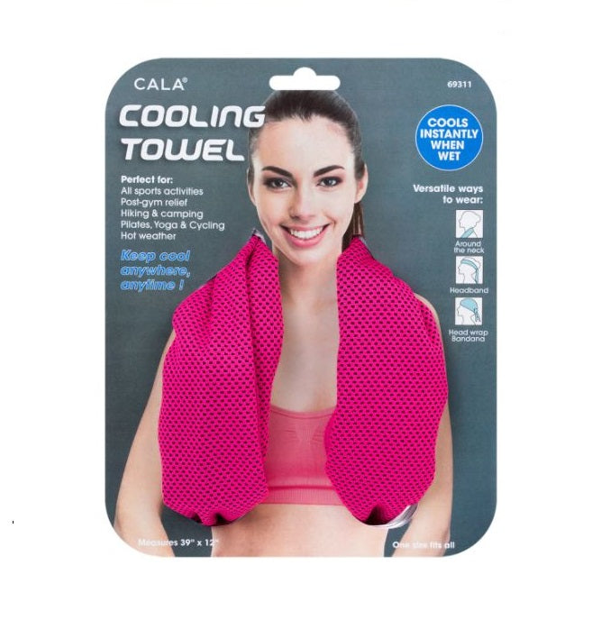Cala Personal Care Cooling Towel (Hot Pink) 69311 Cala Personal Care Cooling Towel (Hot Pink) 69311