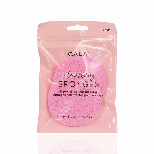 Cala Pink Cellulose Cleansing Sponge 2Pc -70917