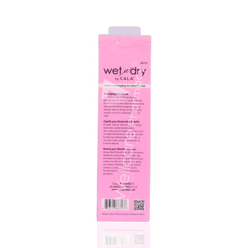 Cala Pink Detangling  Hair Brush 66713