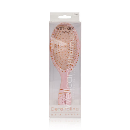 Cala Pink Pastle Marble Hair Brush 66803