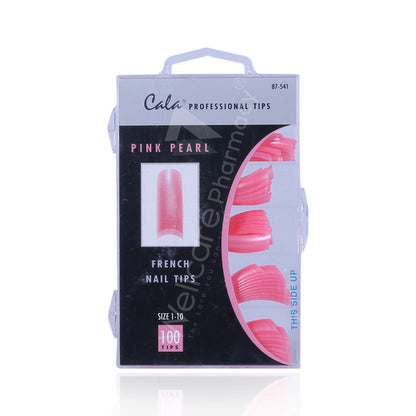Cala Professional Color Nail Tips Pink Pearl100'S