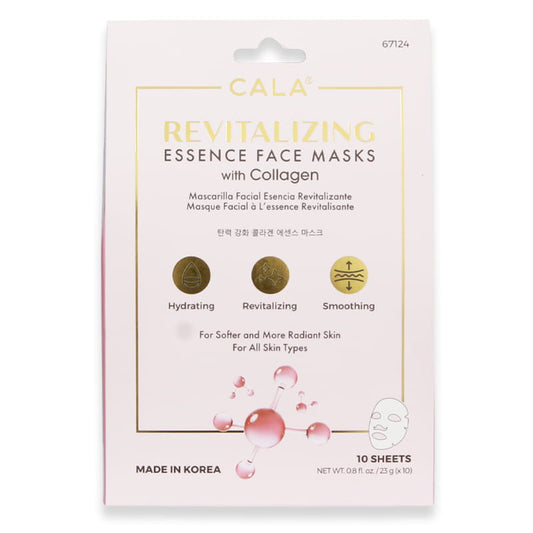 Cala Revitalizing Essence Face Masks With Collagen 10'S